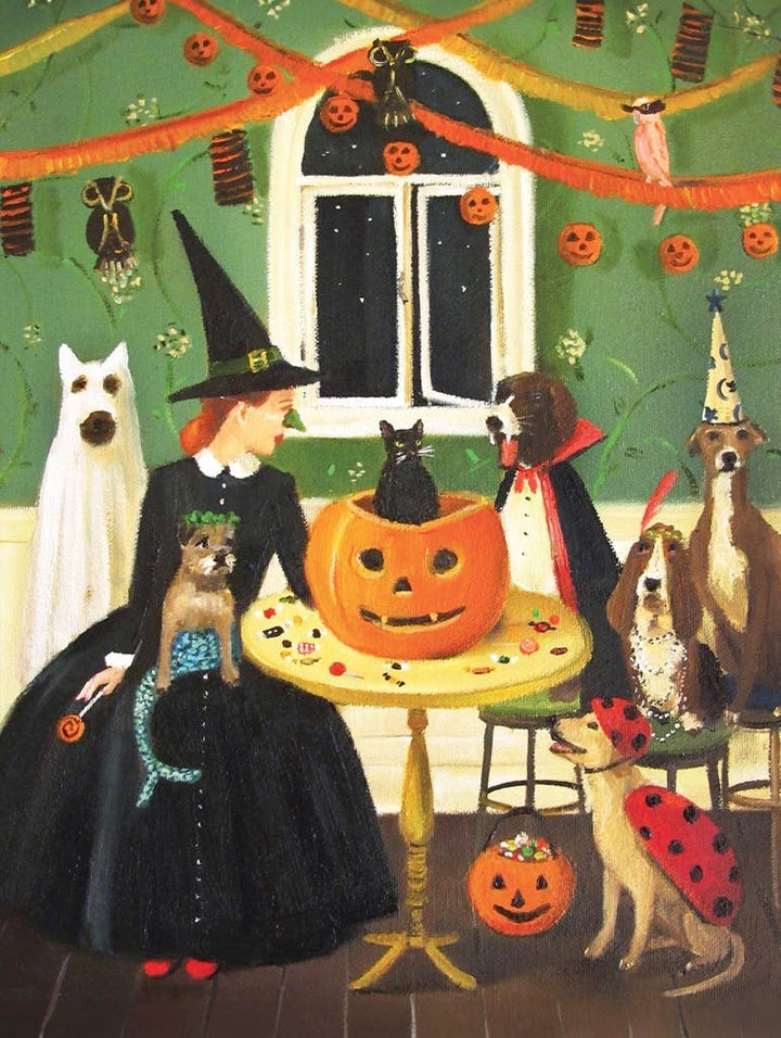 Tricks & Treats 500 Piece Puzzle - Merry PigletsNew York Puzzle Company