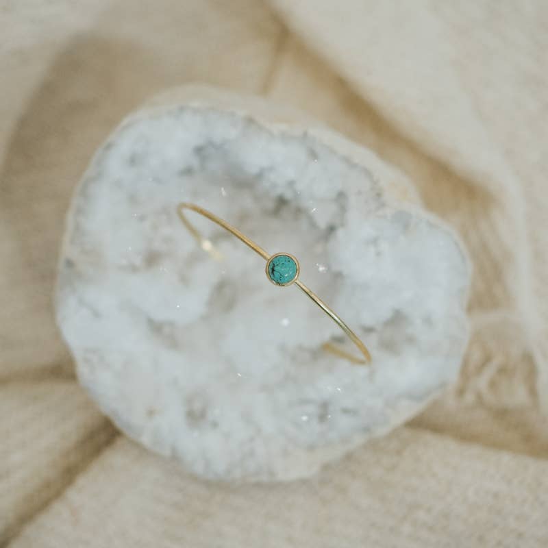 Turquoise Cuff Bracelet - Merry PigletsCommonform