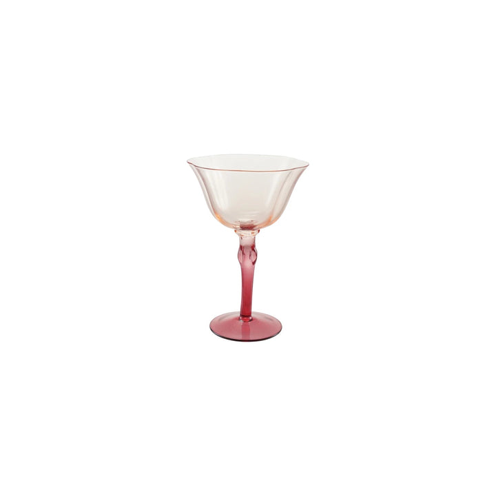 Two Toned Wine Glass - Merry PigletsCreative Co - Op