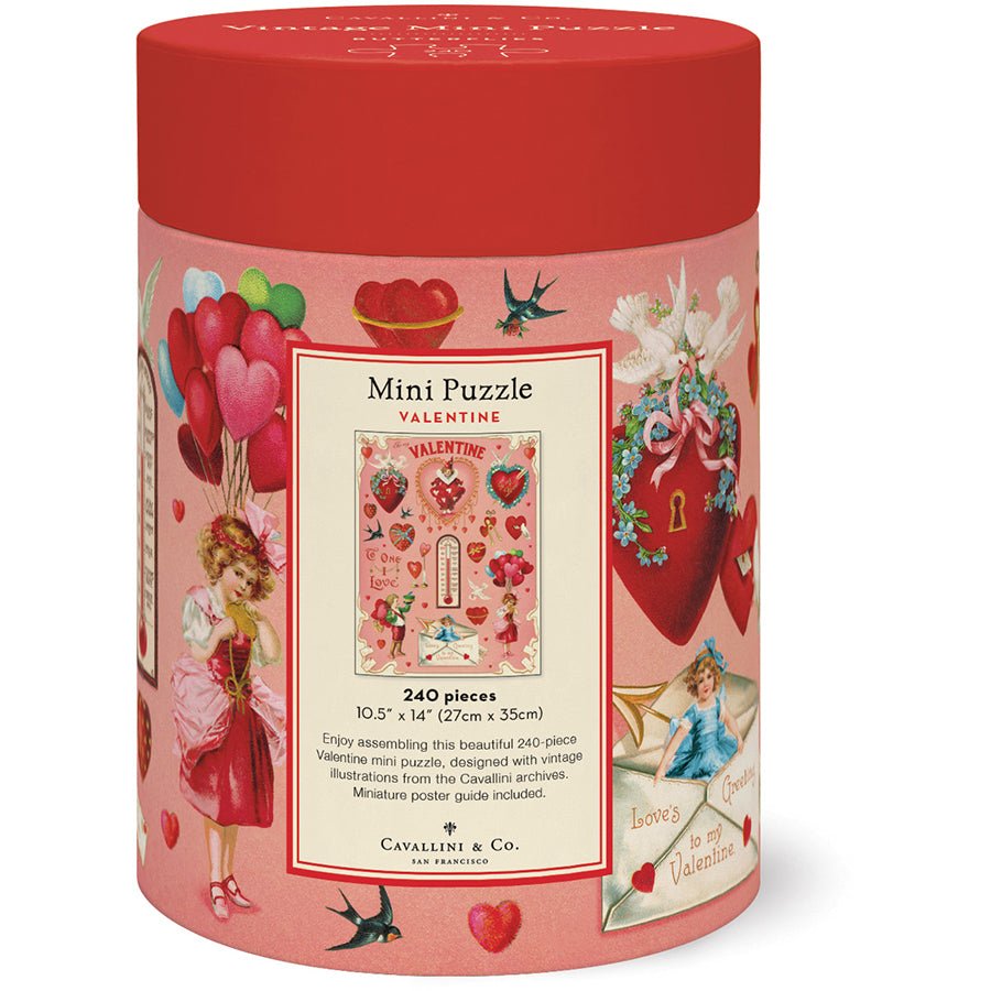 Valentine Mini Puzzle - Merry PigletsCavallini Papers & Co.