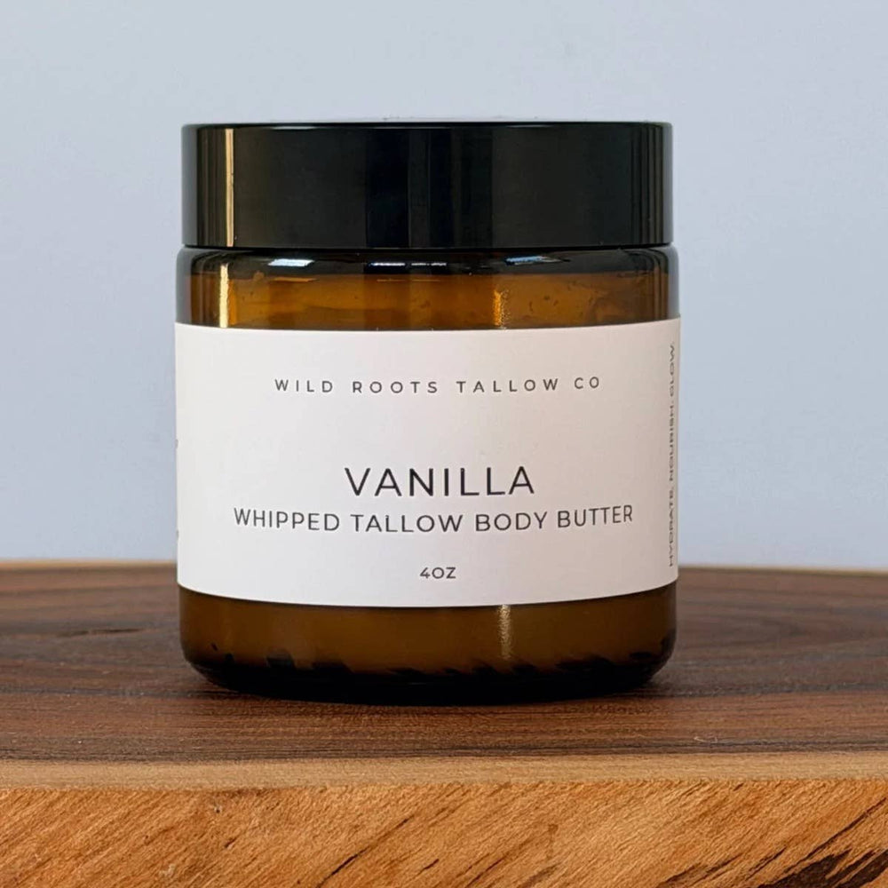 Vanilla Bean Tallow Body Whip - Merry PigletsWild Roots Tallow Co.