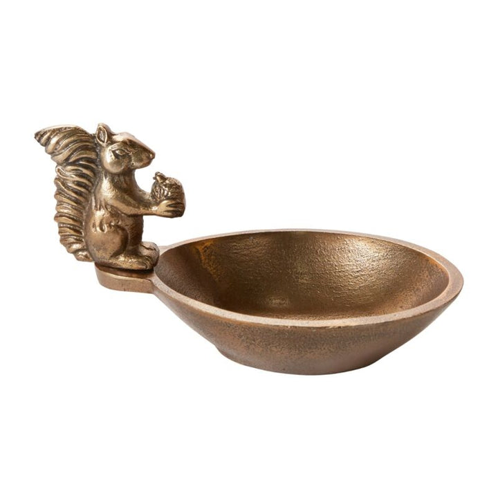 Walnut Squirrel Dish - Merry PigletsAccent Decor