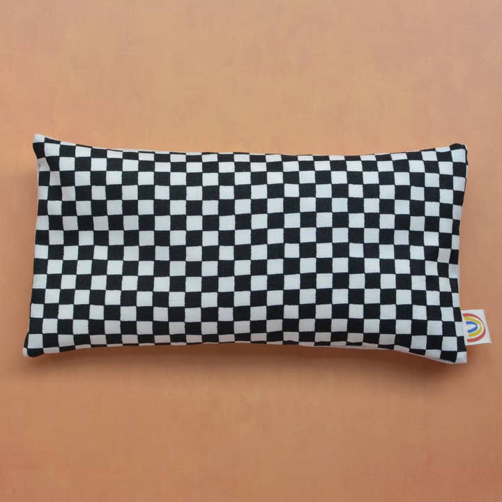 Weighted Lavender Eye Pillow: Checkerboard - Merry PigletsMinor Thread