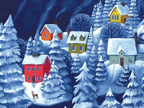 Winter Notecards - Merry PigletsSkandisk