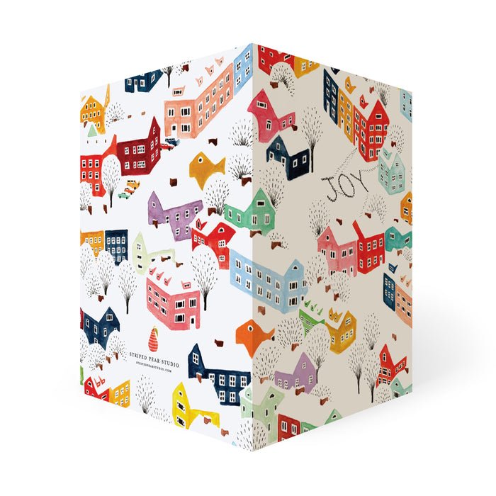 Winter Wishes Notecards - Merry PigletsSkandisk