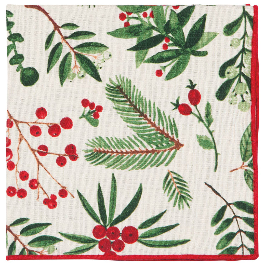 Winterberry Napkins Set - Merry PigletsNow Designs by Danica