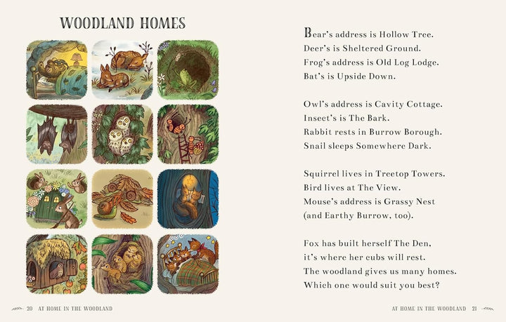 Wisdom of the Woods: 40 Nature Poems Passed Down from Bear to Bear - Merry PigletsAbrams Books
