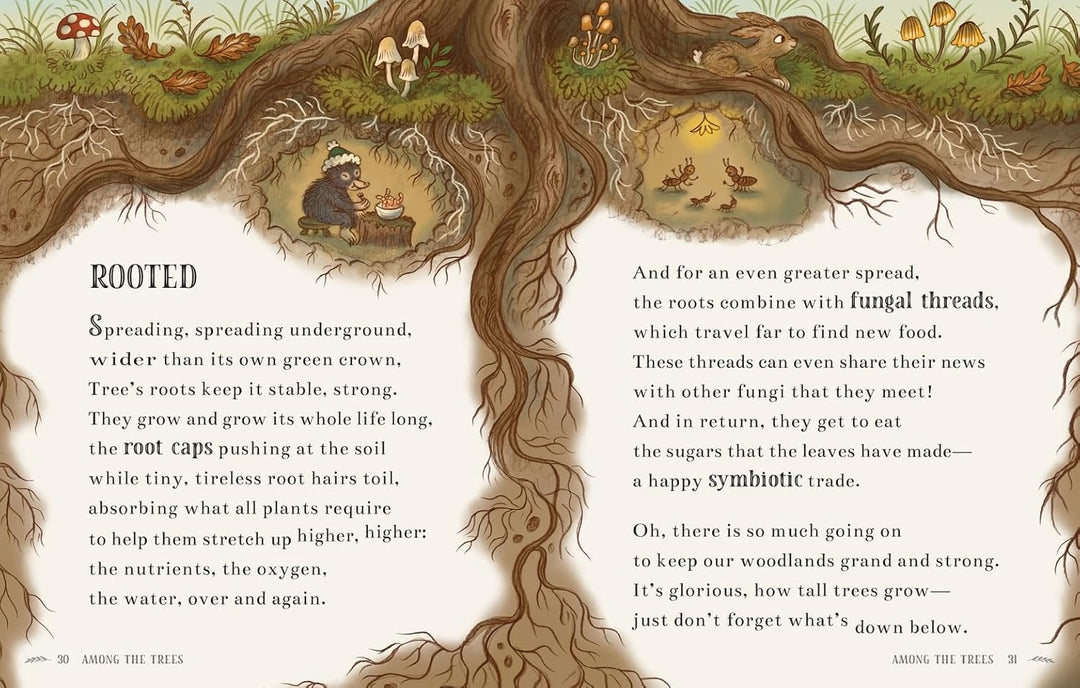 Wisdom of the Woods: 40 Nature Poems Passed Down from Bear to Bear - Merry PigletsAbrams Books