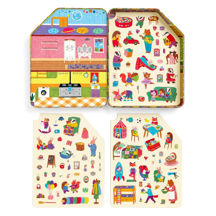 Woodland Wonder Magnetic Playhouse - Merry PigletsMudpuppy