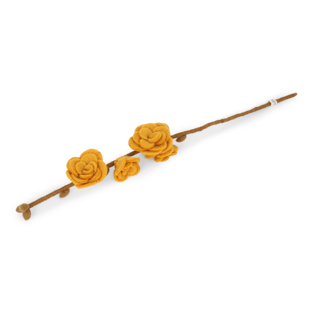 Wool Branch w/ Yellow Roses - Merry PigletsGry and Sif