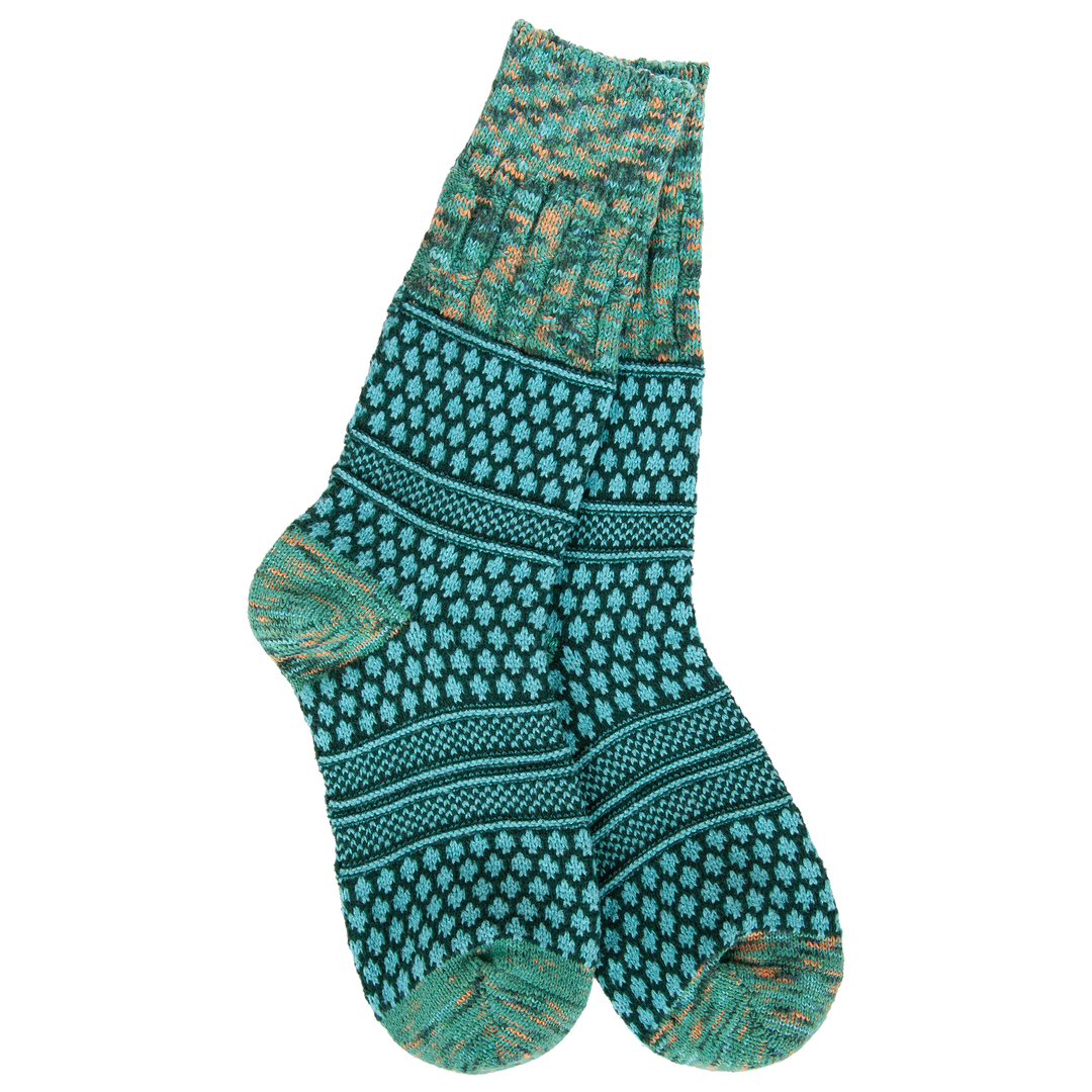 World's Softest Textured Crew Socks - Woodland Multi - Merry PigletsWorld's Softest Socks