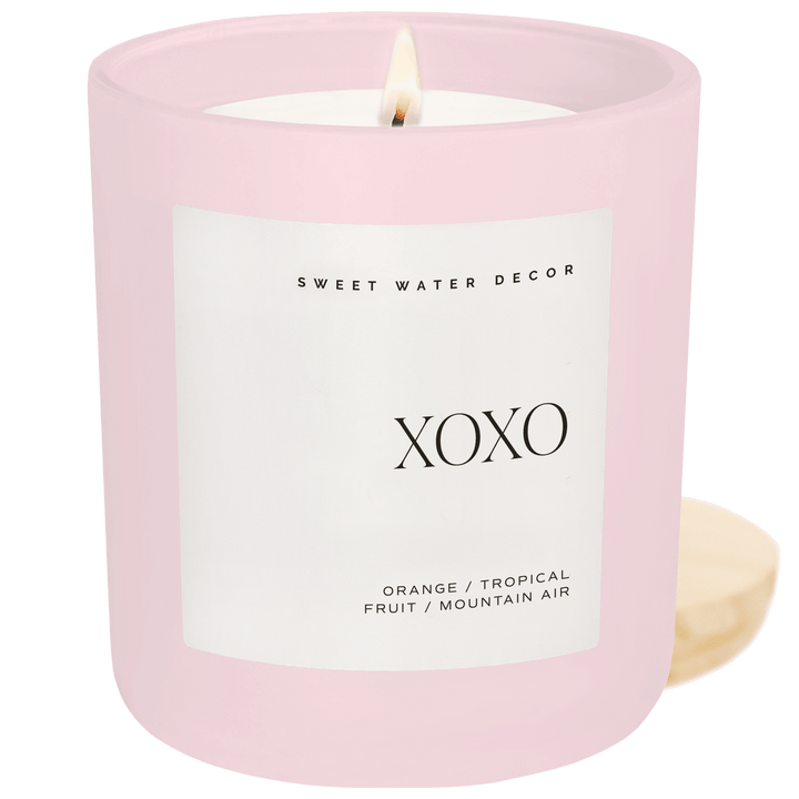 XOXO Pink Candle - Merry PigletsSweet Water Decor