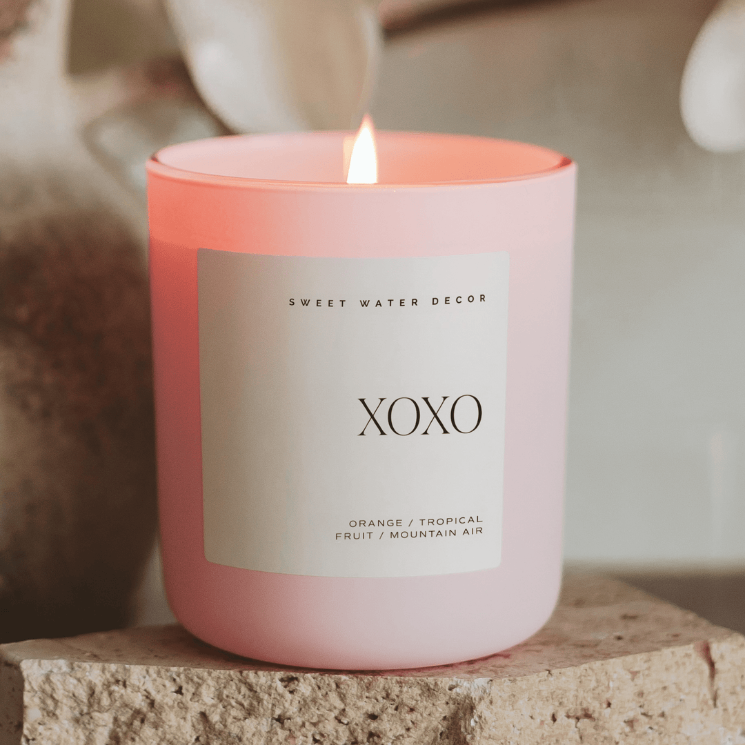 XOXO Pink Candle - Merry PigletsSweet Water Decor
