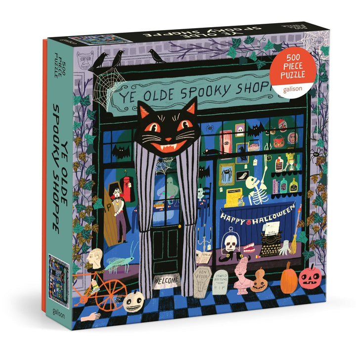 Ye Olde Spooky Shoppe 500 Piece Puzzle - Merry PigletsGalison