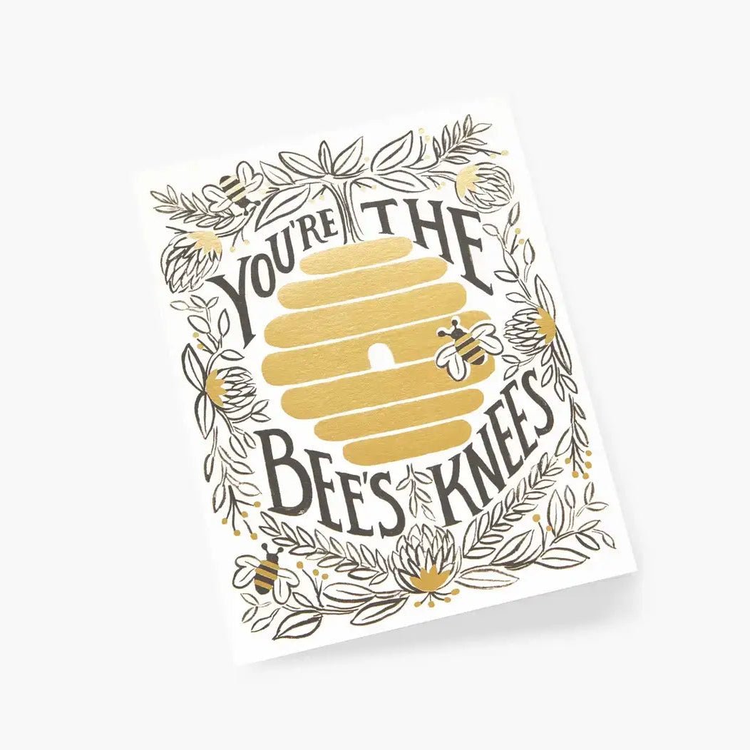 You're the Bee's Knees Greeting Card - Merry PigletsRifle Paper Co.