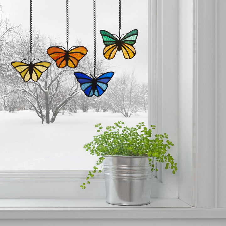 Butterfly Kaleidoscope Stained Glass - Merry PigletsRiver of Goods