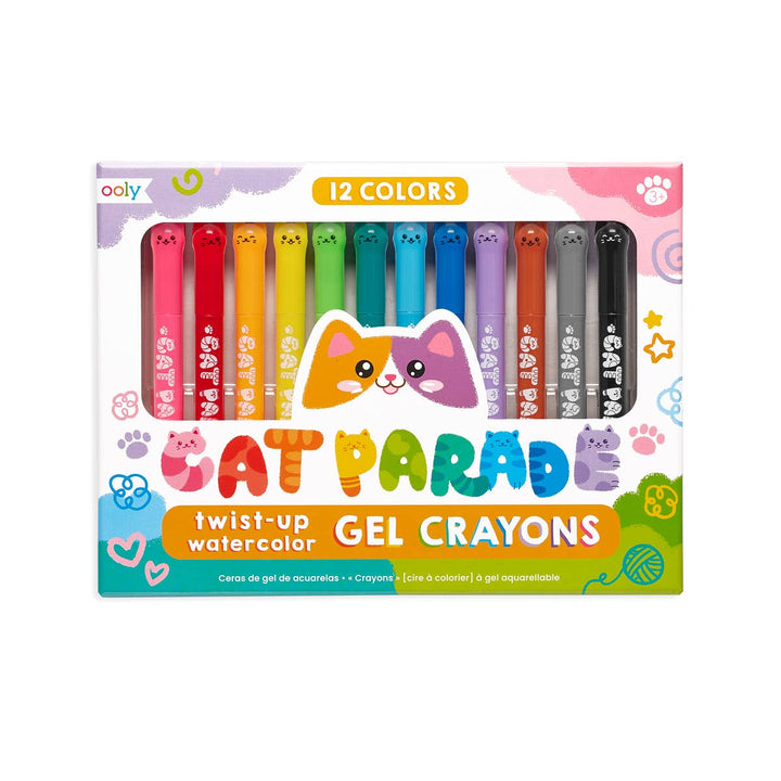 Cat Parade Gel Crayons - Merry PigletsOOLY