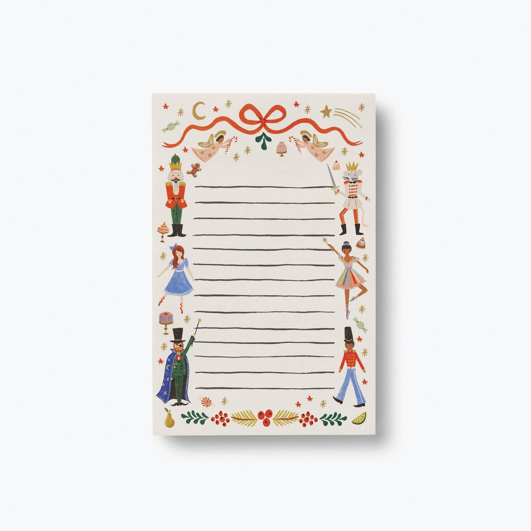 Nutcracker Notepad - Merry PigletsRifle Paper Co.