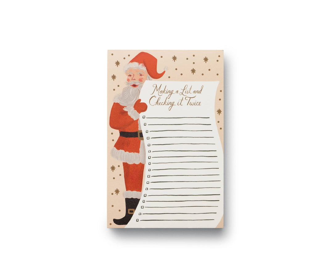 Santa's List Notepad - Merry PigletsRifle Paper Co.